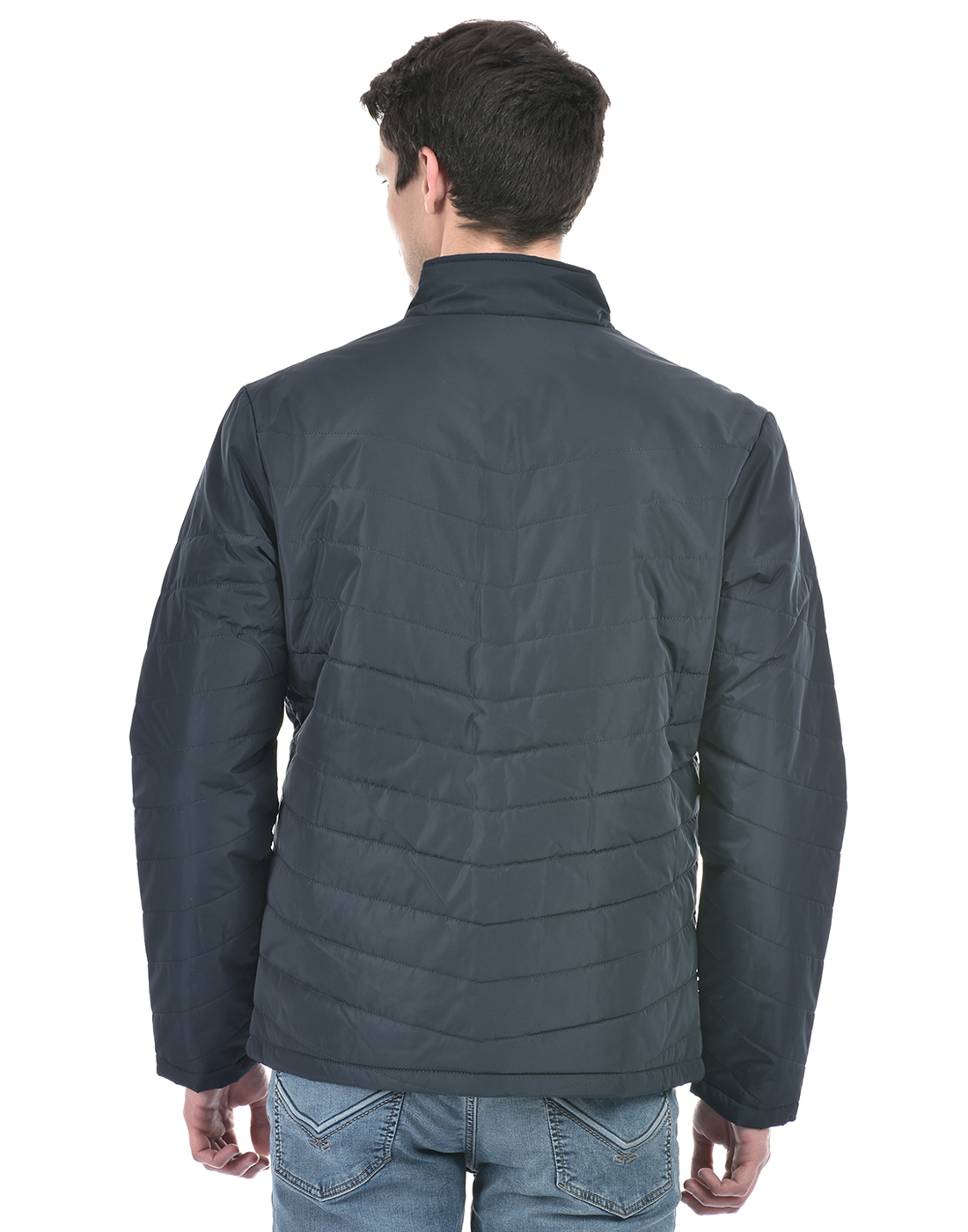 Numero Uno Men Solid Navy Jacket